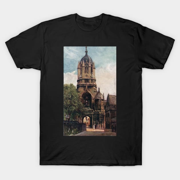 Tom Tower, Oxford, Early 20th century T-Shirt by artfromthepast